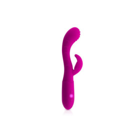 Vibromasseur rabbit Bess rose USB point G 10 programmes 